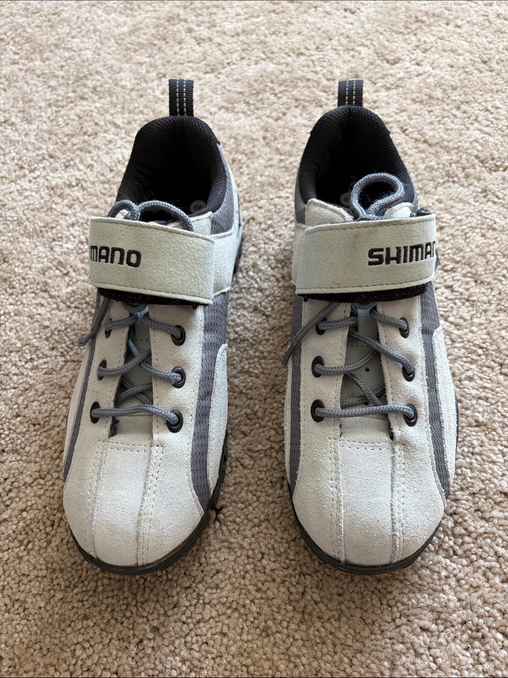 Shimano SH-MT40WL Cycling Shoes Gray Suede Mountain Bike SPD Size 7